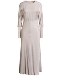 Peserico - Midi Dress Viscose, Polyester, Virgin Wool - Lyst