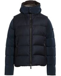 Moorer - Midnight Puffer Polyamide, Wool, Cashmere, Shearling - Lyst