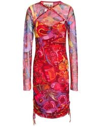 Aniye By - Midi Dress Polyester, Elastane - Lyst