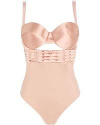 Elisabetta Franchi - Bodysuit Polyester, Viscose, Elastane - Lyst