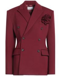 GIUSEPPE DI MORABITO - Burgundy Blazer Viscose, Polyamide, Elastane - Lyst