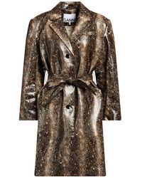 Ganni - Overcoat & Trench Coat - Lyst
