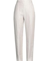 Agnona - Light Pants Linen - Lyst