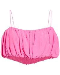 Suoli - Fuchsia Top Acetate, Silk - Lyst