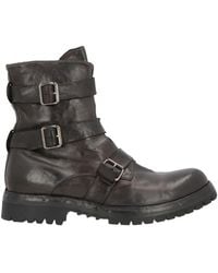 Officine Creative - Dark Ankle Boots Leather - Lyst