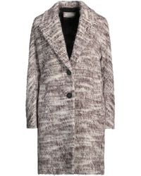 Peserico - Coat Alpaca Wool, Virgin Wool, Polyamide - Lyst
