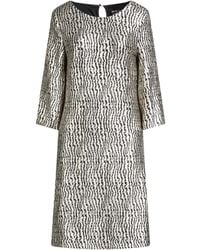 FRANK LYMAN - Midi Dress Nylon, Metallic Fiber, Elastane - Lyst
