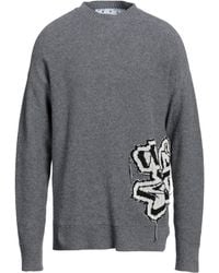 Off-White c/o Virgil Abloh - Jersey de punto grueso Graffiti - Lyst