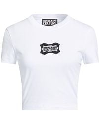 Versace Jeans Couture - T-Shirt Cotton, Elastane - Lyst