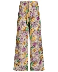 Attic And Barn - Lilac Pants Silk - Lyst