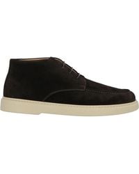 Fabiano Ricci - Dark Ankle Boots Leather - Lyst