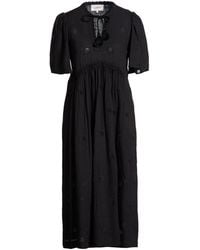 Ba&sh - Midi Dress Viscose, Linen - Lyst