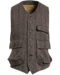 Uma Wang - Dark Tailored Vest Virgin Wool - Lyst