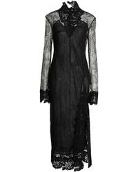 Blumarine - Midi Dress Polyester - Lyst
