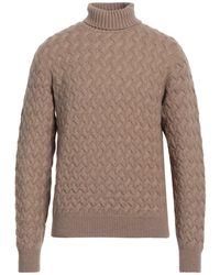 Fedeli - Camel Turtleneck Cashmere - Lyst