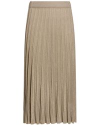 Gran Sasso - Midi Skirt Viscose, Metal - Lyst