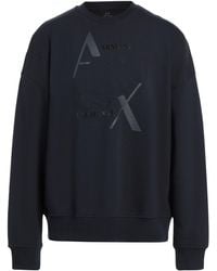 ARMANI EXCHANGE - Midnight Sweatshirt Organic Cotton, Elastane - Lyst