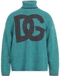 Dolce & Gabbana - Wool Blend High Neck Sweater - Lyst
