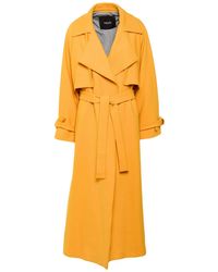 Hevò - Overcoat & Trench Coat Polyester, Virgin Wool, Elastane - Lyst