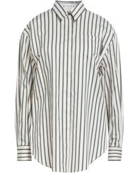 Brunello Cucinelli - Ivory Shirt Cotton, Silk, Brass - Lyst