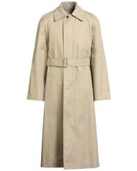 Burberry - Overcoat & Trench Coat Cotton - Lyst