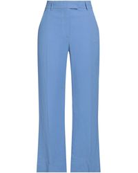 True Royal - Azure Pants Viscose, Linen - Lyst
