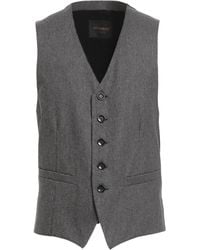 Officina 36 - Tailored Vest Cotton, Polyester, Acrylic, Wool - Lyst