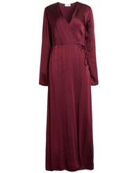 HOPE SKY - Burgundy Maxi Dress Viscose - Lyst