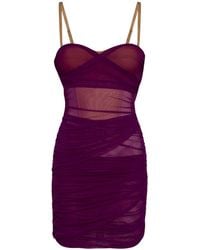 DES_PHEMMES - Mini Dress Polyamide, Elastane - Lyst
