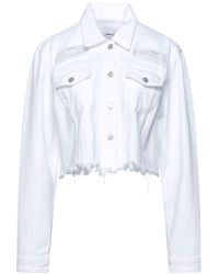 white denim jacket distressed