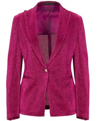Tagliatore Suit Jacket - Purple
