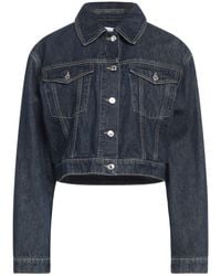 MSGM - Jeansjacke/-mantel - Lyst