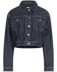 MSGM - Denim Outerwear - Lyst