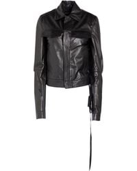 Ann Demeulemeester - Jacket Leather - Lyst