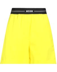 MSGM - Shorts & Bermuda Shorts Virgin Wool, Elastane - Lyst
