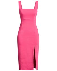 HUGO - Midi Dress Cotton, Polyamide, Elastane - Lyst