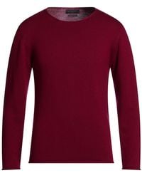 Daniele Fiesoli - Burgundy Sweater Virgin Wool - Lyst