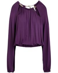 Just Cavalli - Top Viscose, Elastane - Lyst