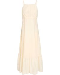CafeNoir - Maxi Dress Cotton, Silk - Lyst