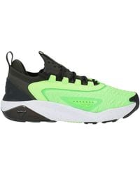 Under Armour - Lime Sneakers Textile Fibers, Synthetic Material - Lyst