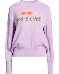 Herno - Globe Lilac Sweater Wool - Lyst