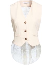 Please - Blush Tailored Vest Polyester, Elastane, Polyamide - Lyst