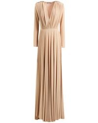 Elisabetta Franchi - Antique Rose Maxi Dress Viscose, Polyester, Polyamide, Elastane - Lyst