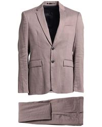 Grifoni - Khaki Suit Linen, Viscose, Elastane - Lyst
