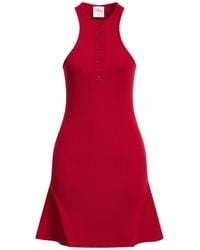 Courreges - Mini Dress Viscose, Polyester - Lyst