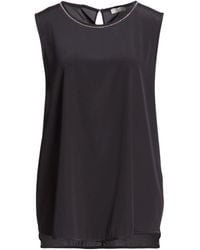 Peserico - Top Silk, Elastane - Lyst