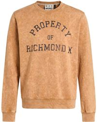 Richmond X - Camel Sweatshirt Cotton, Polyester - Lyst