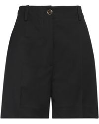 Patou - Cool Wool Belted Shorts - Lyst