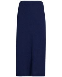 CROCHÈ - Midi Skirt Polyamide, Viscose, Wool, Cashmere - Lyst