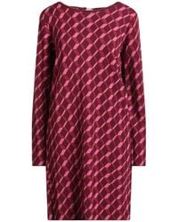 Maliparmi - Mini Dress Viscose, Polyester, Metallic Fiber - Lyst